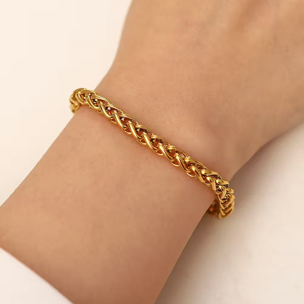 Guld Armband 8k